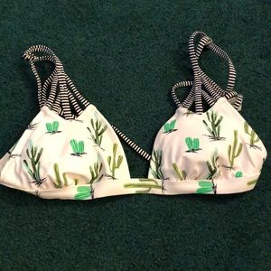 Cactus bathing suit top